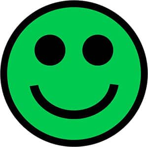Smiley Green Rating